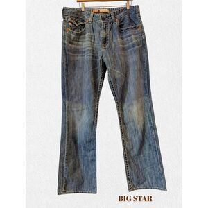 Big Star "Pioneer" regular boot cut men's denim jeans  Sz 36R